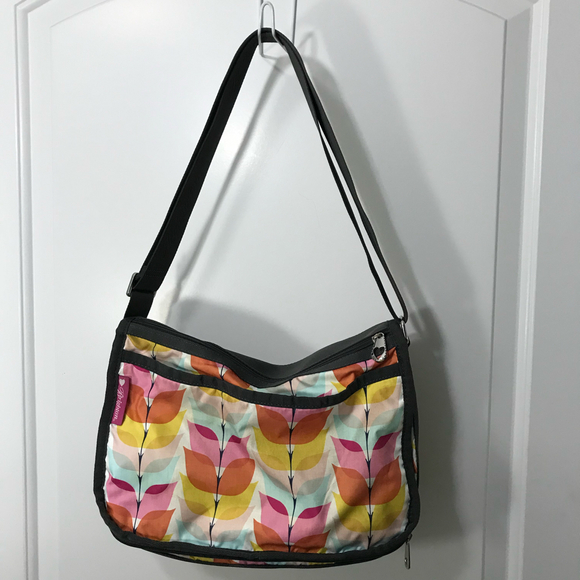 Brighton Colorful Day Tripper Ripstop Expandable Travel Bag Crossbody Bag Purse - Picture 2 of 12